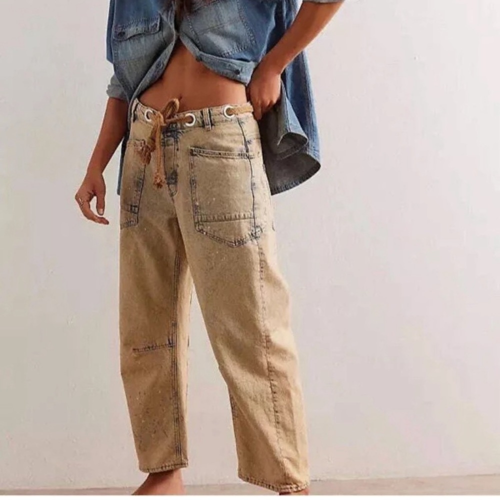 Free People Moxie Barrel Jeans
